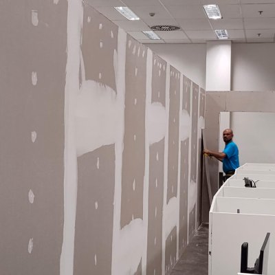Empresa com Divisória em Drywall