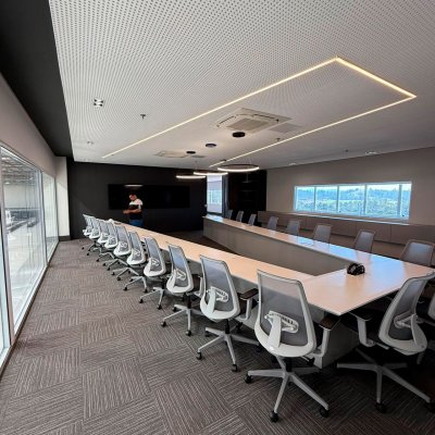 Forro Drywall Instalado em Ambiente Corporativo