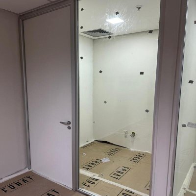 Divisórias de vidro no Glicério - SP